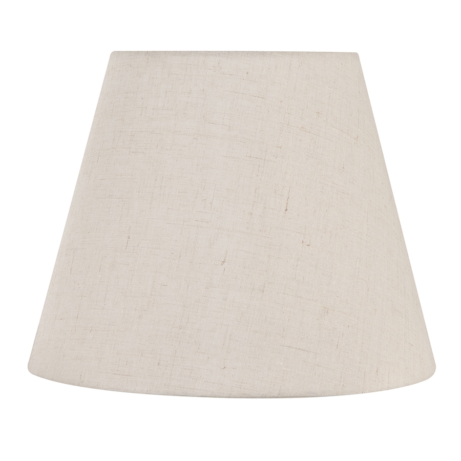allen + roth 8-in x 10-in Light Coffee Fabric Empire Lamp Shade in the ...