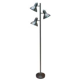 Allen Roth Embleton 68  Brushed Nickel Multi-Head Floor Lamp With Metal Shade