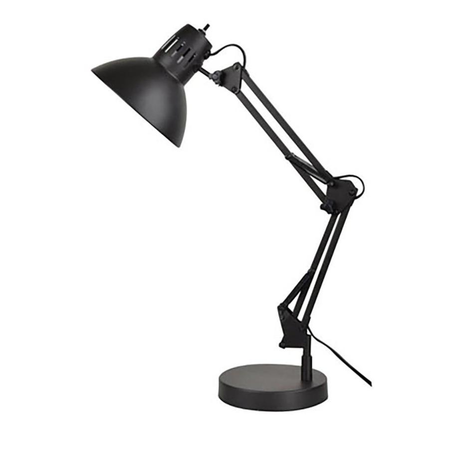 Shop allen + roth Embleton 26-in Adjustable Bronze Swing-arm Desk Lamp with Metal Shade at Lowes.com