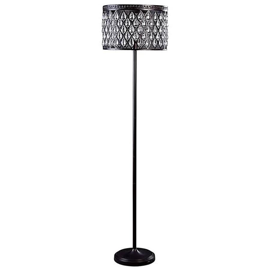 Allen + roth Eberline 60.5-in Bronze Floor Lamp with Metal Shade at Lowes.com