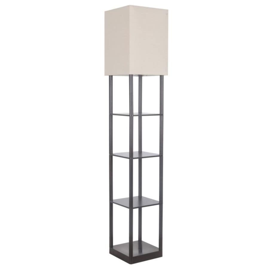 tall lamp with shelves