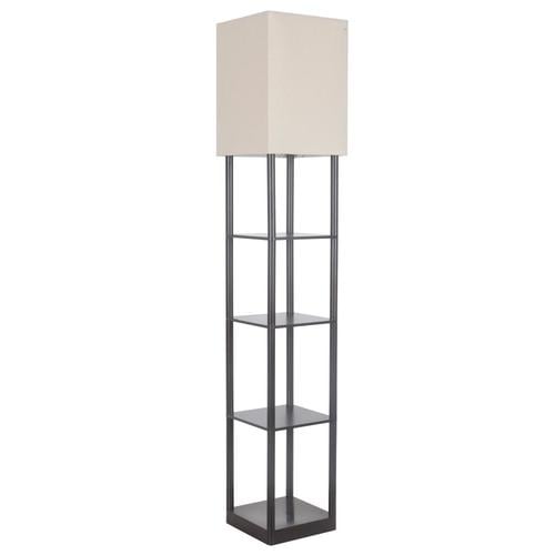 Allen + roth 63-in Bronze Shelf Floor Lamp at Lowes.com