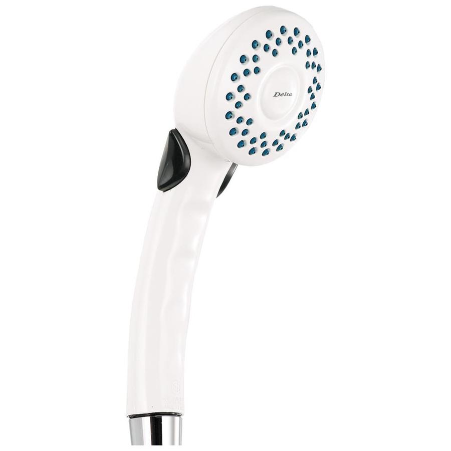 Delta White 1Spray Handheld Shower in the Shower Heads department at