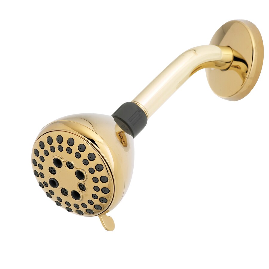 Polished Brass 75555Pb Delta Faucet 5-Spray Touch-Clean Shower Head 