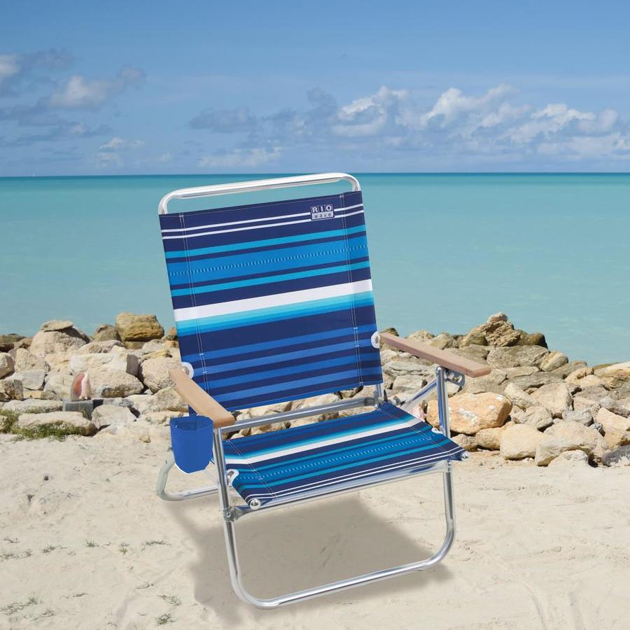 RIO Brands Multiple Folding Beach Chair in the Beach & Camping Chairs ...