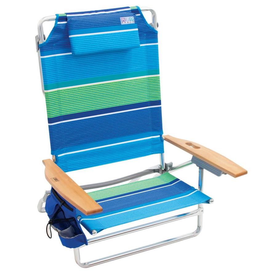 Rio Brands Folding Beach Chair At Lowes Com