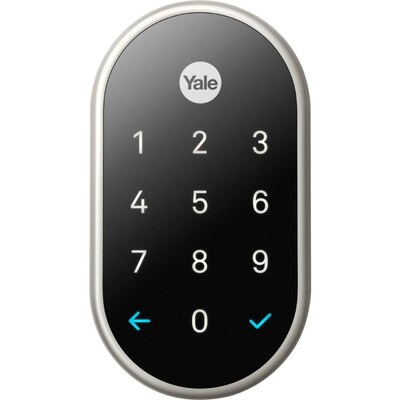 Nest X Yale Lock In Satin Nickel With Google Nest Connect