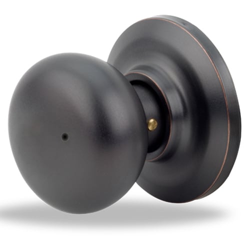 Yh Cambridge Oil Rubbed Bronze Permanent Privacy Door Knob Single Pack