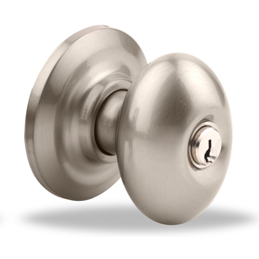 Yale Security YH Dartmouth Satin Nickel Keyed Entry Door Knob in the Door Knobs department at