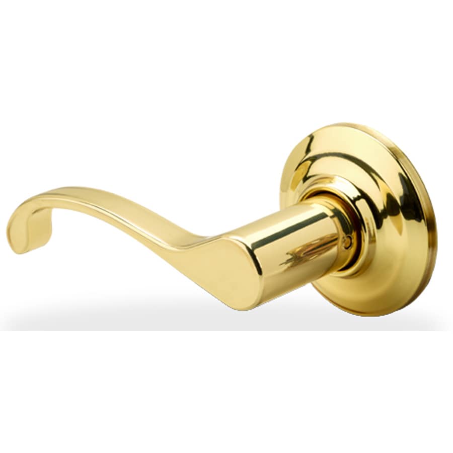 Yale Security YH McClure Polished Brass Dummy Door Handle at
