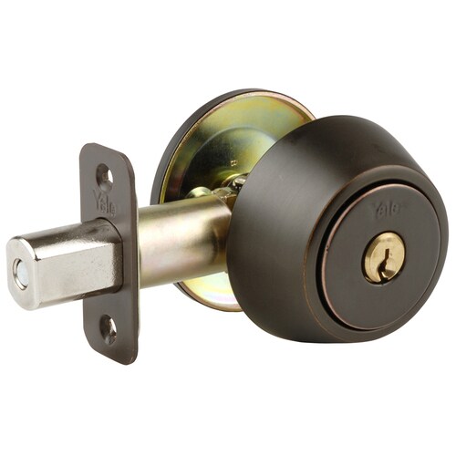 Yale Security New Traditions OilRubbed Bronze SingleCylinder Deadbolt