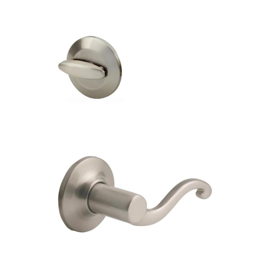 Yale Security New Traditions Savannah Satin Nickel Single-Cylinder Deadbolt Entry Door Interior Handle Savannah