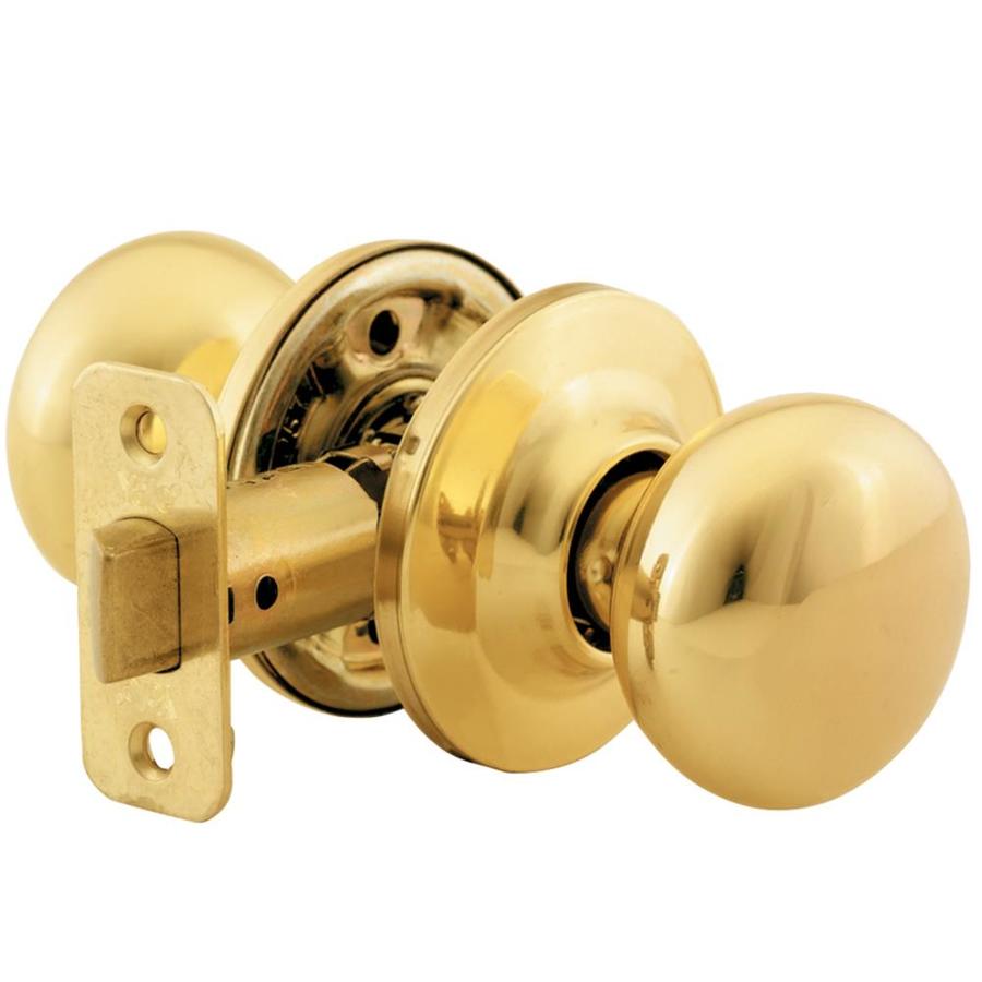 Yale Security New Traditions Horizon Polished Brass Passage Door