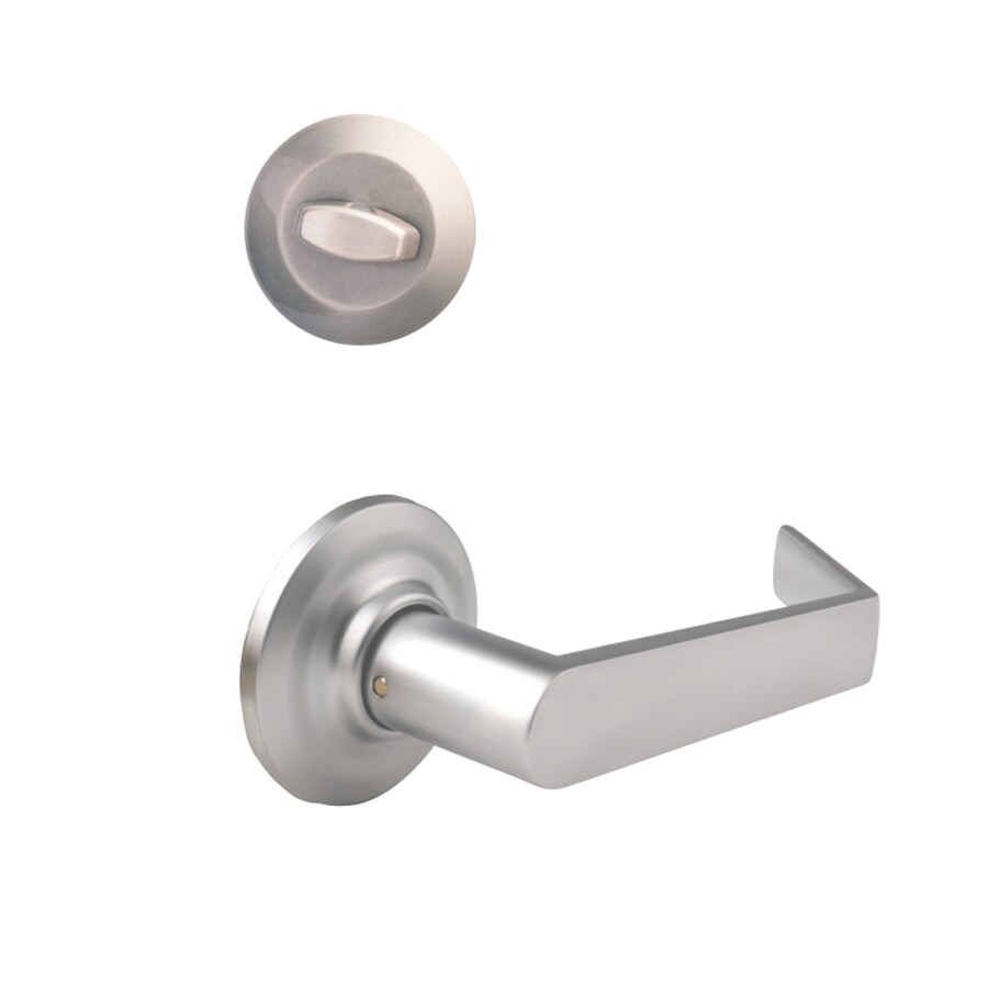 Yale Security YH Augusta Satin Chrome SingleCylinder Deadbolt Entry Door Interior Handle at