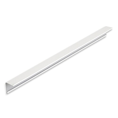 12 Ft White Metal Smooth Wall Moulding Ceiling Grid Trim