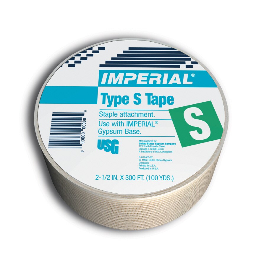 IMPERIAL Brand 2.5-in x 300-ft Solid Joint Tape in the Drywall Tape ...