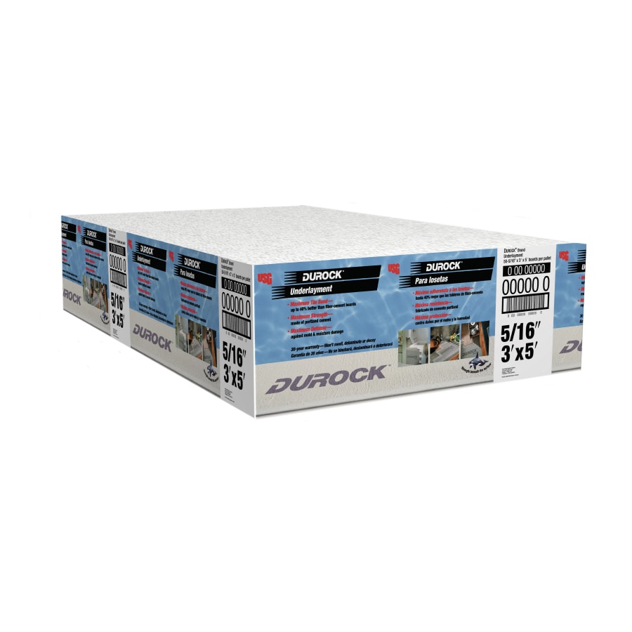 Durock® 170561171 5/16 3x5 Cement Board