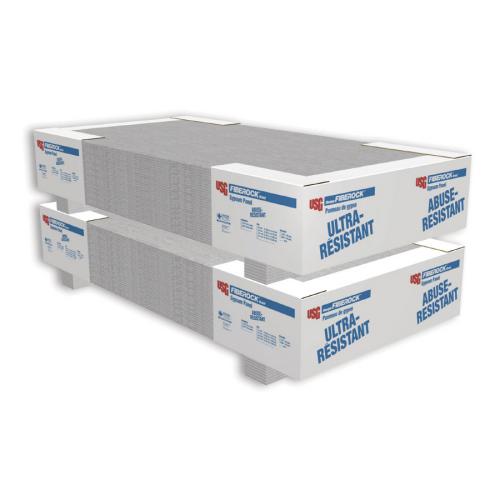 FIBEROCK Brand 0.625in x 48in x 144in Gypsum Backer Board at