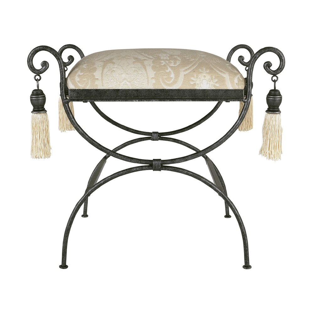Style Selections Upholstered Vanity Bench at