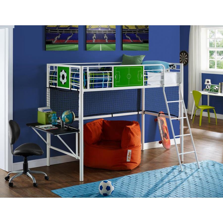 L Powell Company Loft Bed White Twin Themed Bed At Lowes Com