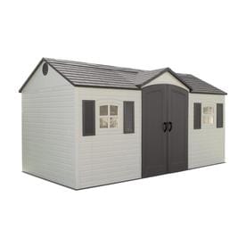 At Lowes Lifetime Products Gable Storage Shed Common 15 Ft X 8