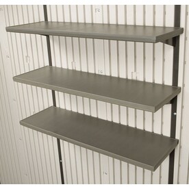 UPC 081483001302 product image for LIFETIME PRODUCTS Brown Resin Storage Shed Shelf | upcitemdb.com