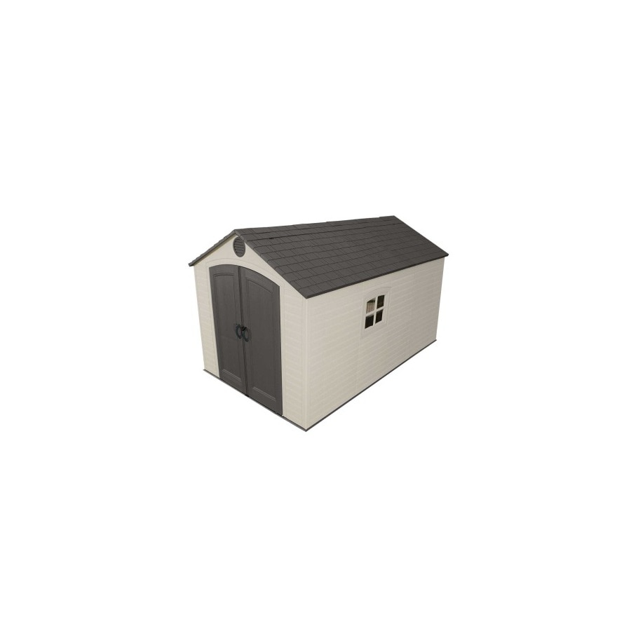 Shop LIFETIME PRODUCTS Gable Storage Shed (Common: 8-ft x ...