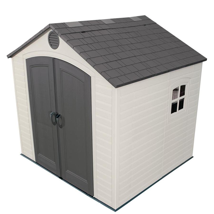 LIFETIME PRODUCTS Gable Storage Shed (Common: 8-ft x 7.5-ft; Actual 