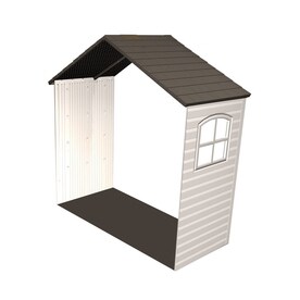 UPC 081483064246 product image for LIFETIME PRODUCTS 8-ft x 2-1/2-ft Resin Storage Shed Expansion Kit | upcitemdb.com