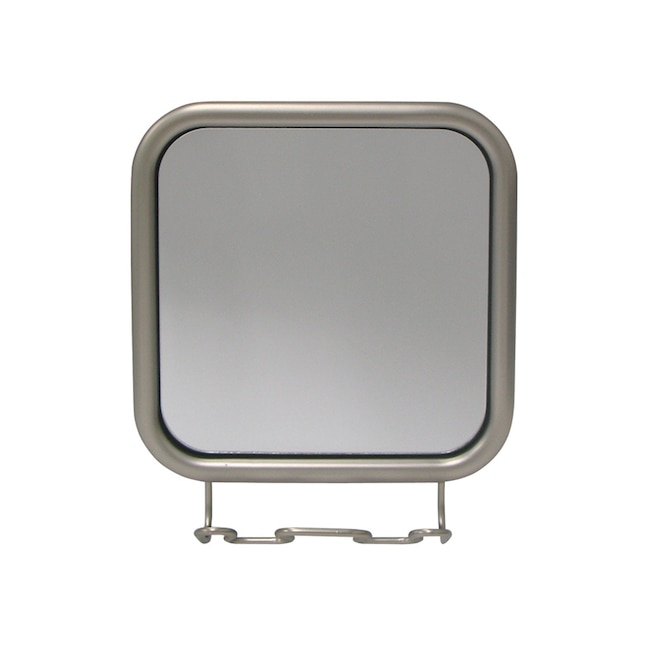 interDesign 01623 Satin Nickel Fog-Free Vanity Mirror