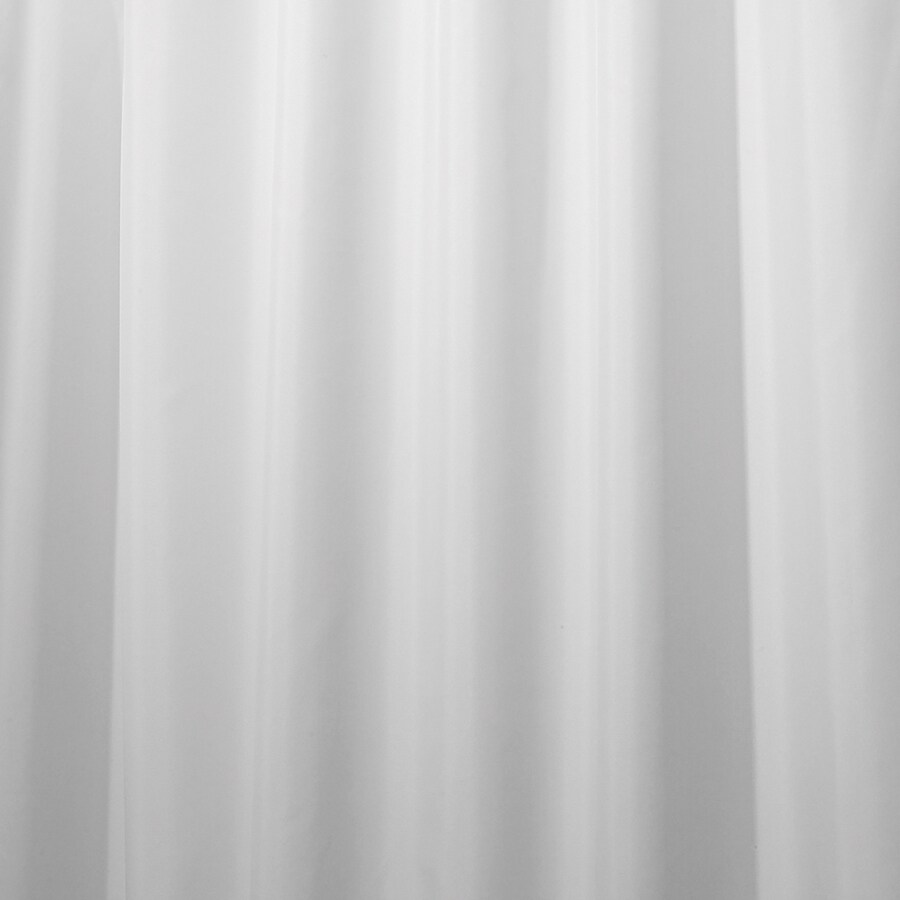 Interdesign Polyester White Solid Shower Curtain 72 In X 84 Interdesign Polyester White Solid Shower Curtain 72 In X 84