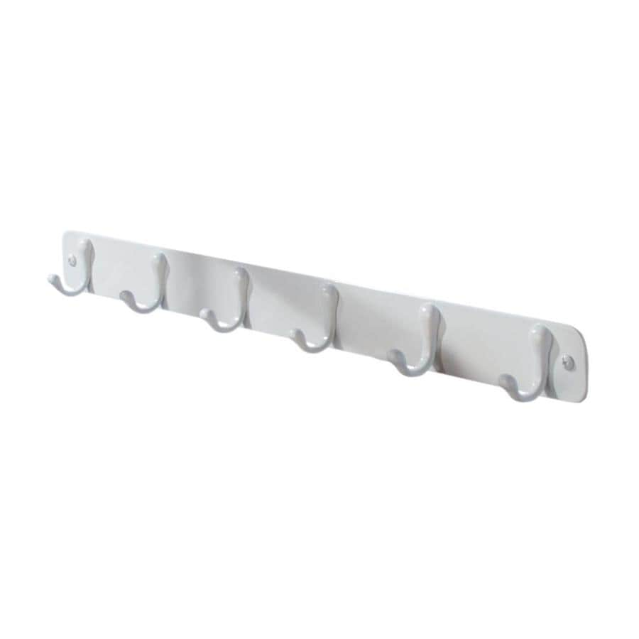 interDesign White Garment Hook in the Decorative Wall Hooks department