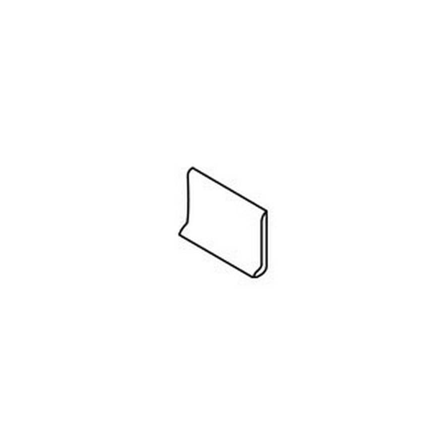 American Olean Bright Ice White Ceramic Cove Base Tile (4-in x 6-in)