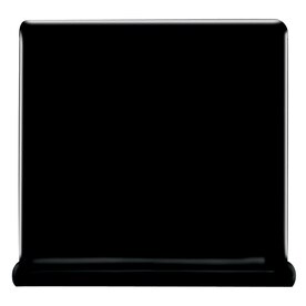 American Olean Bright Gloss Black Ceramic Cove Base Tile (Common: 4-in x 4-in; Actual: 4.25-in x 4.25-in)