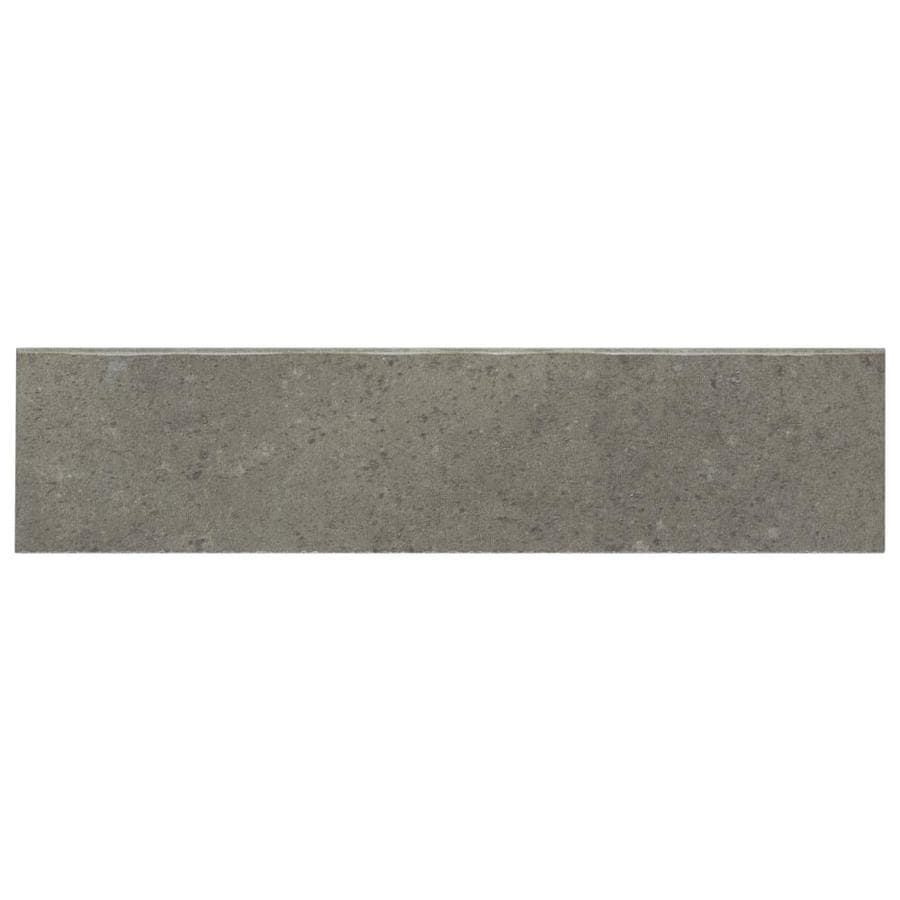 American Olean Lincoln Park Steel Gray Porcelain Bullnose Tile American Olean Lincoln Park Steel Gray Porcelain Bullnose Tile Common 3 In X 12 Actual 11 81 2 93