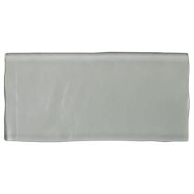 American Olean Subway Tile At Lowes American Olean Handcrafted Gray Gl Subway Wall Tile Common 3 In X 6