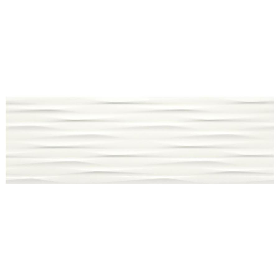 American Olean Elegant Structures Satin White Ceramic Wall Tile American Olean Elegant Structures Satin White Ceramic Wall Tile Common 6 In X