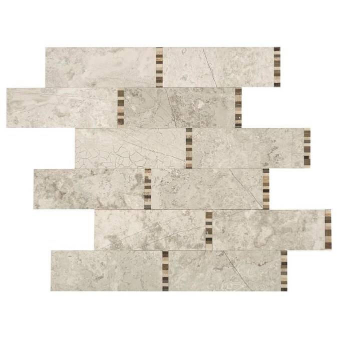 American Olean Genuine Stone Simple Taupe 12-in x 16-in Natural Stone