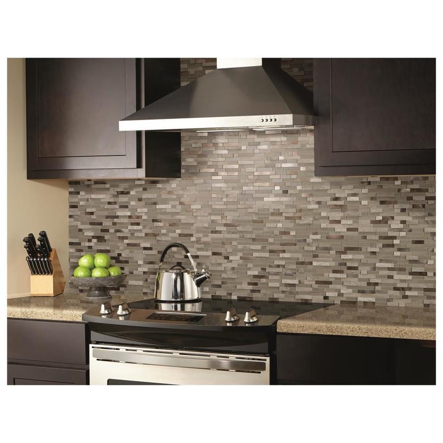 American Olean Genuine Stone Fusion Taupe 11-in x 11-in Multi-finish ...