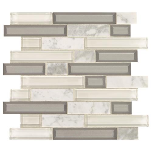 American Olean Genuine Stone Cloud Gray 11-in x 13-in Multi-Finish ...