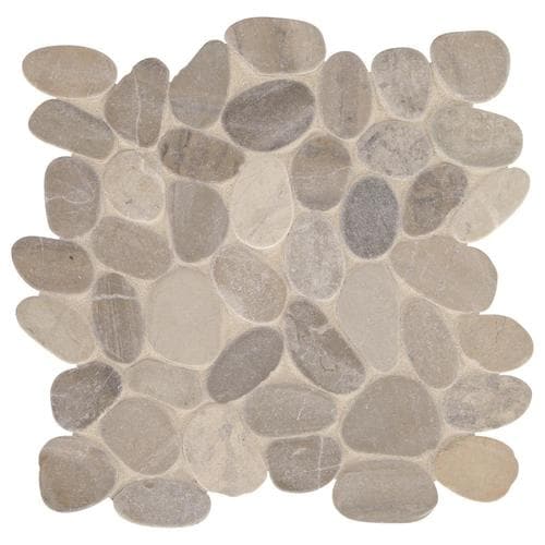 American Olean Delfino Stone Bali Gray Blend 12 In X Pebble American Olean Delfino Stone Bali Gray