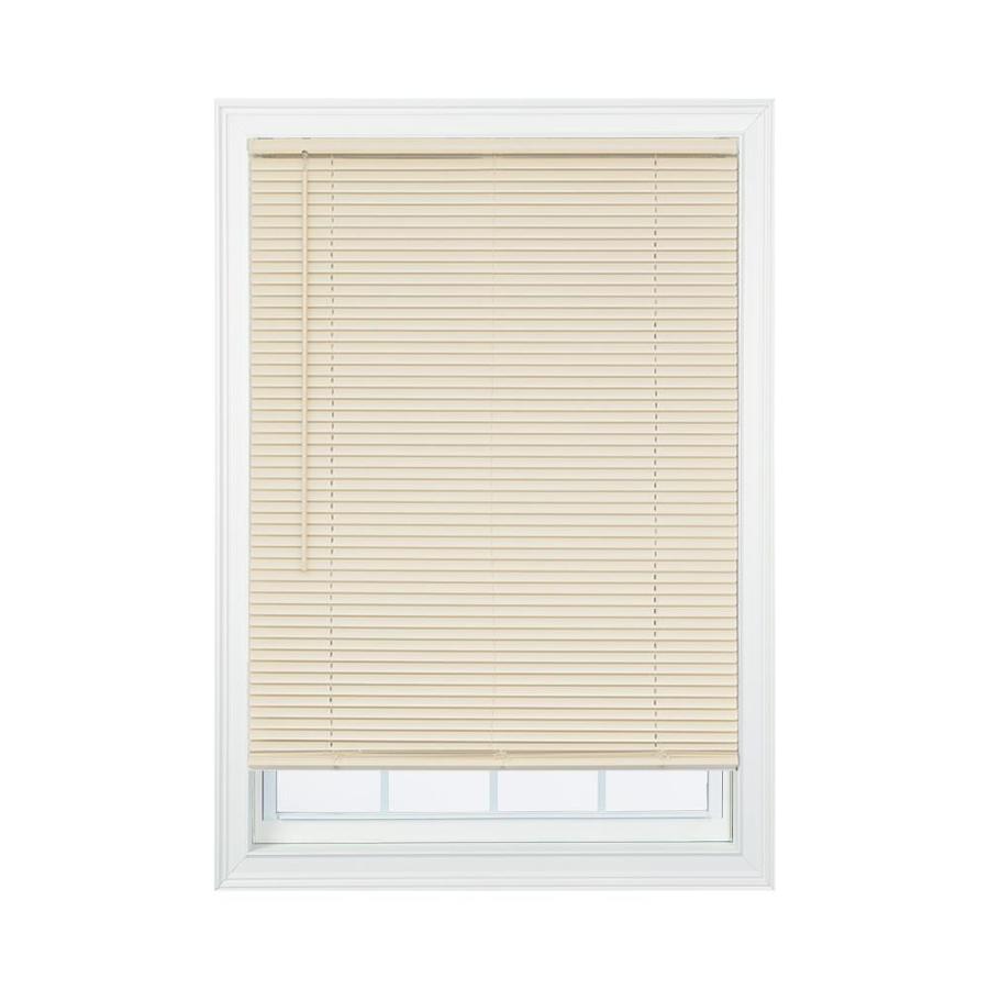 Project Source 1in Slat Width 31.5in x 64in Cordless Ivory Vinyl