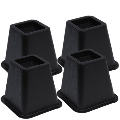 Smart Design 4 Piece 10 5 In Bed Risers At Lowes Com