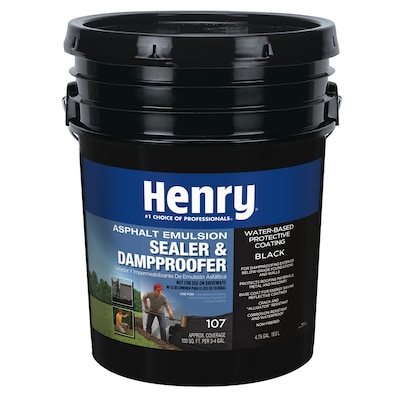 Henry Company Asphalt Emulsion 5 Gallon Waterproofer Roof Sealant