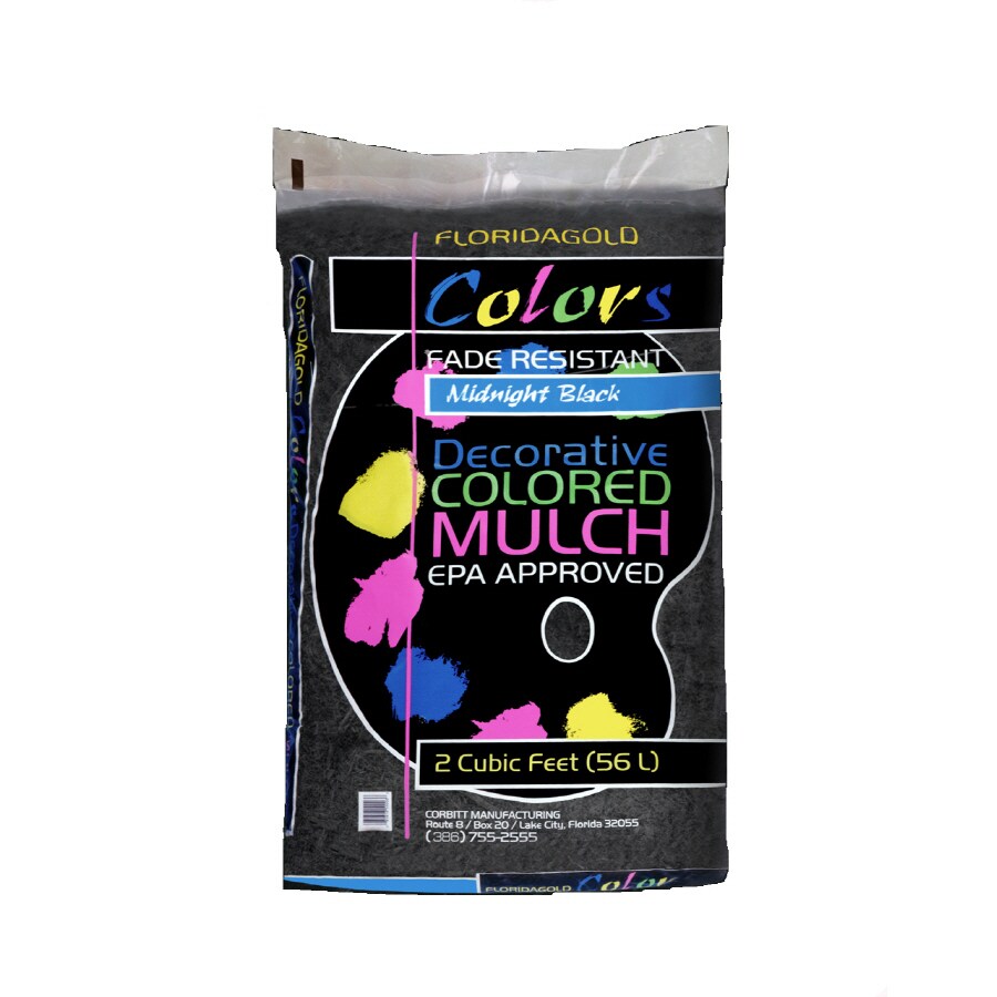 FloridaGold Black Bagged Mulch at