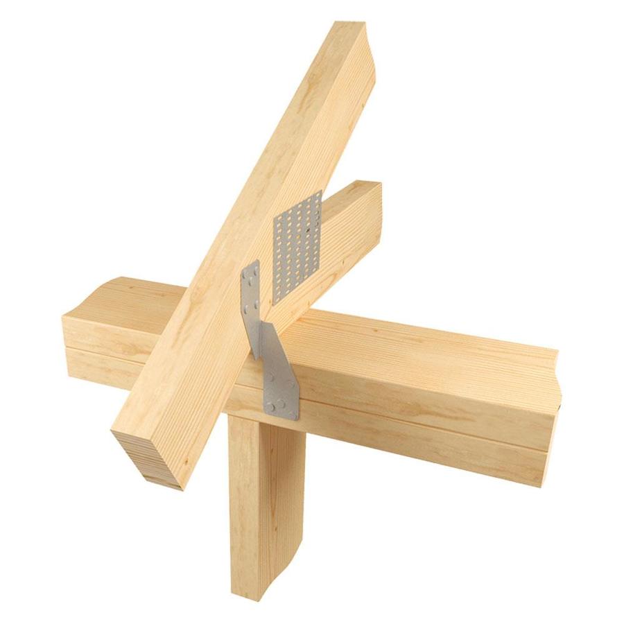 USP 61/2in 18Gauge G90 Galvanized Steel Rafter Tie at