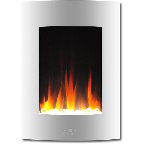 Cambridge 19 4 In W White Fan Forced Electric Fireplace At Lowes Com