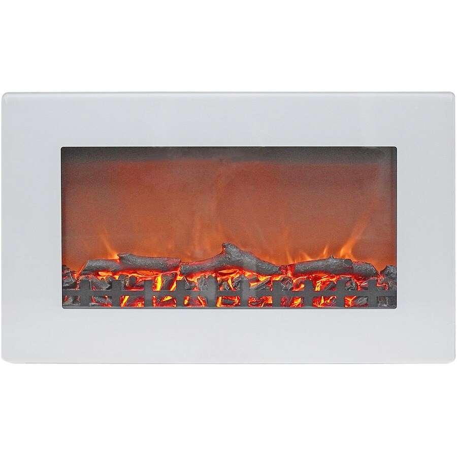 Cambridge Callisto 30 In Wall Mount Electric Fireplace In White