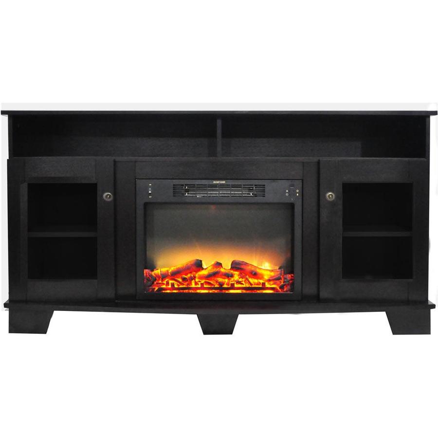 Cambridge Savona 59 In Electric Fireplace In Black Coffee With