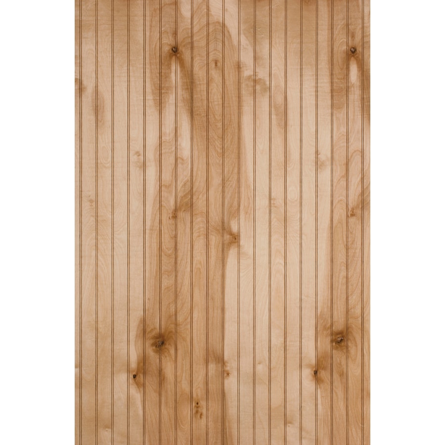 47.9687-in x 7.997-ft Beaded Ann Arbor Birch Wood Wall 